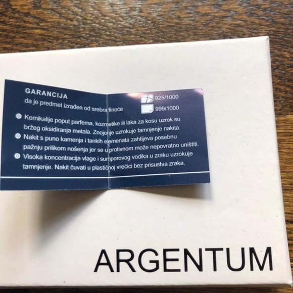 NEW Necklace and Earrings Set by ARGENTUM - Picture 3 of 6